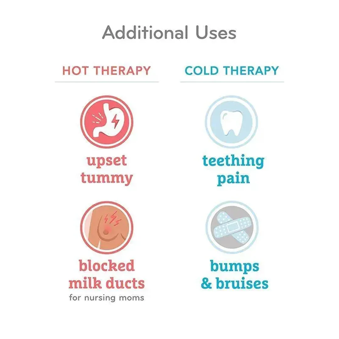 Munchkin Theraburpee Colic & Fever Rescue Kit, Hot & Cold Therapy Burp Cloths - Image 10