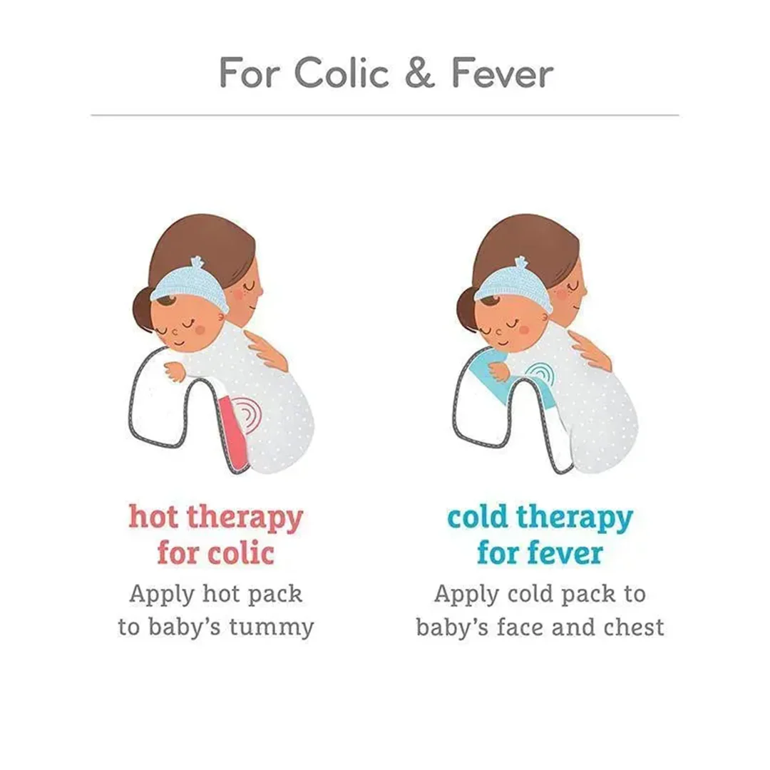 Munchkin Theraburpee Colic & Fever Rescue Kit, Hot & Cold Therapy Burp Cloths - Image 4