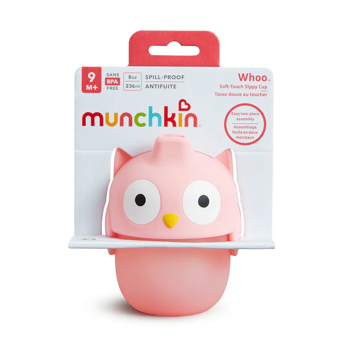 Munchkin Whoo Soft-Touch Spill-Proof Sippy Cup - Image 5