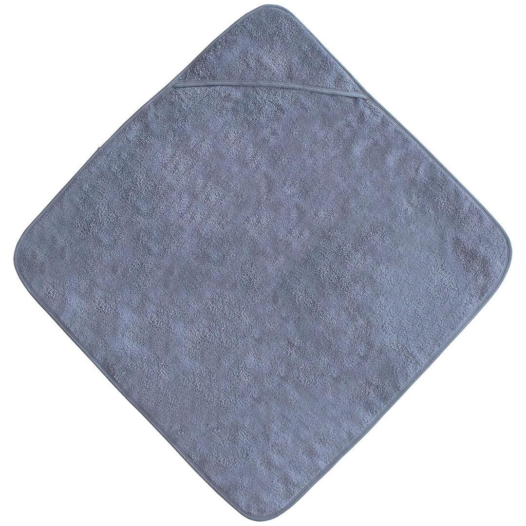 Mushie Organic Cotton Baby Hooded Towel Tradewinds - Image 3