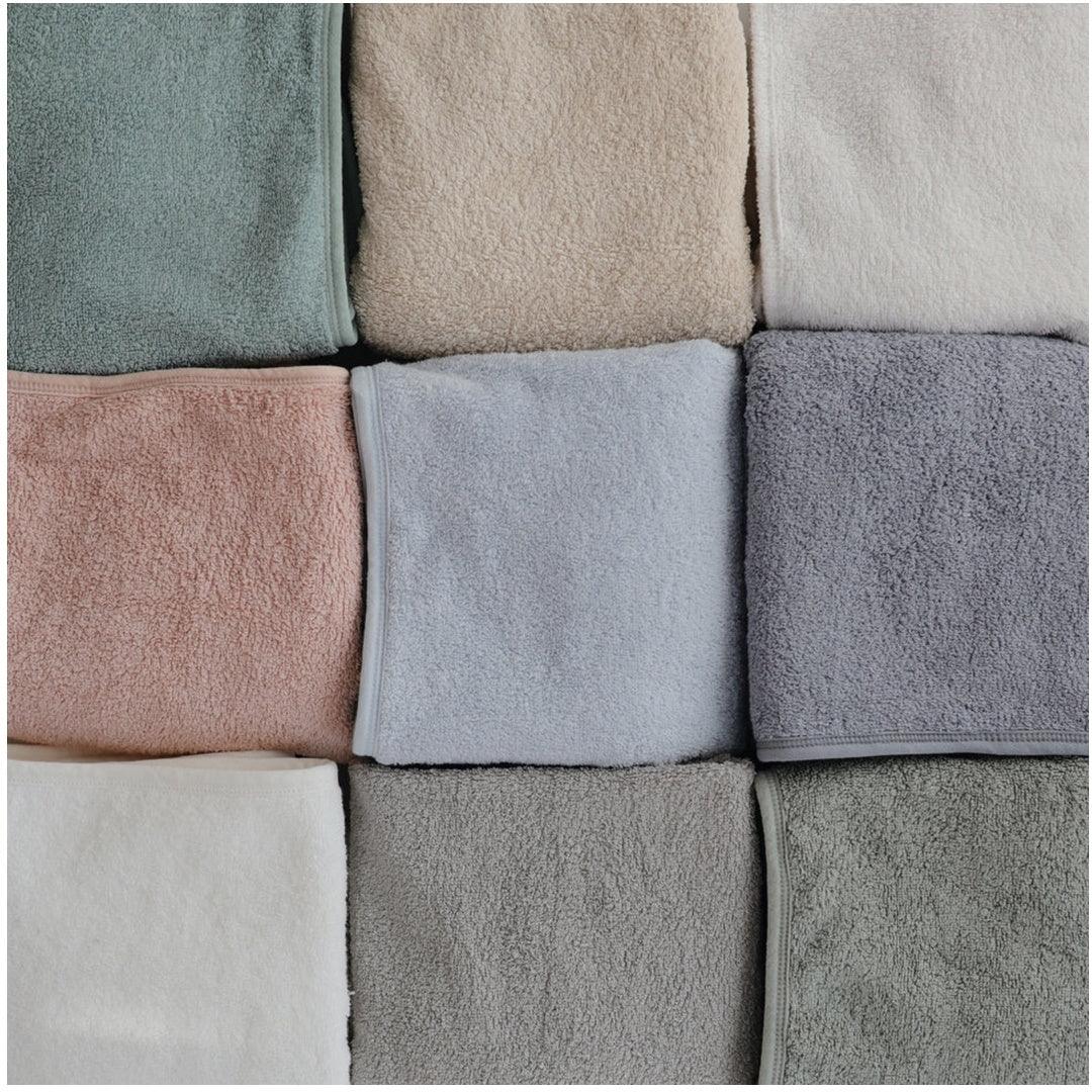 Mushie Organic Cotton Baby Hooded Towel Tradewinds - Image 4
