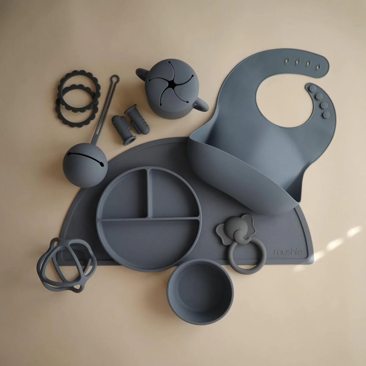 Mushie Silicone Pacifier Holder Case - Tradewinds - Image 8