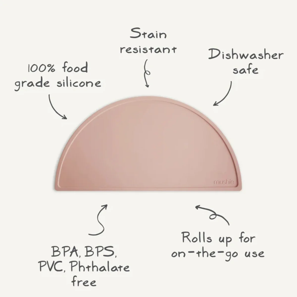 Mushie Silicone Placemat - Bees - Image 3
