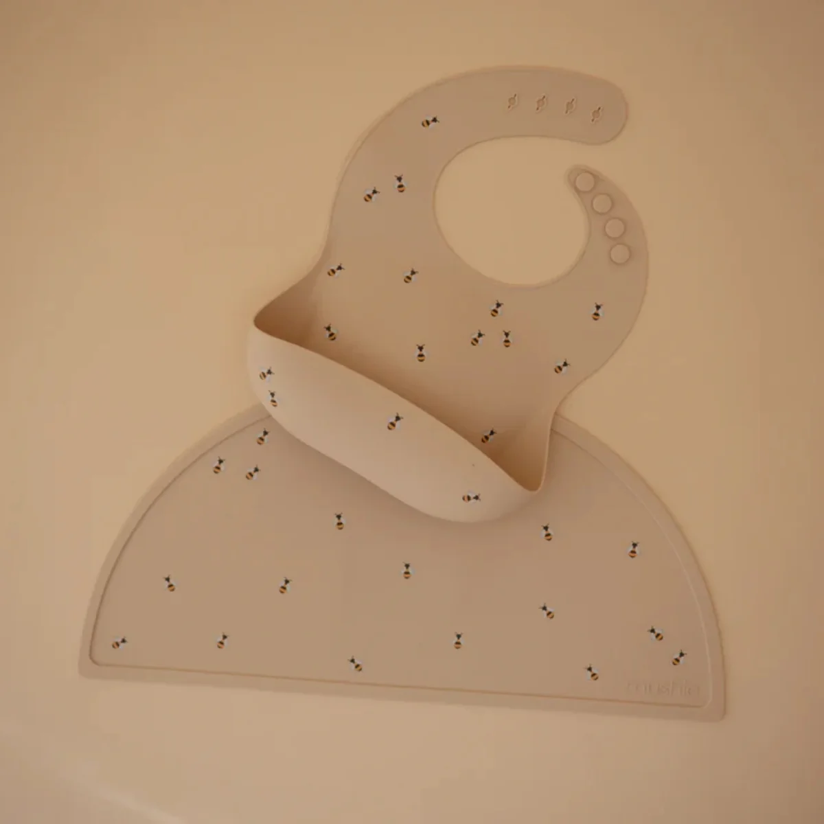 Mushie Silicone Placemat - Bees - Image 4