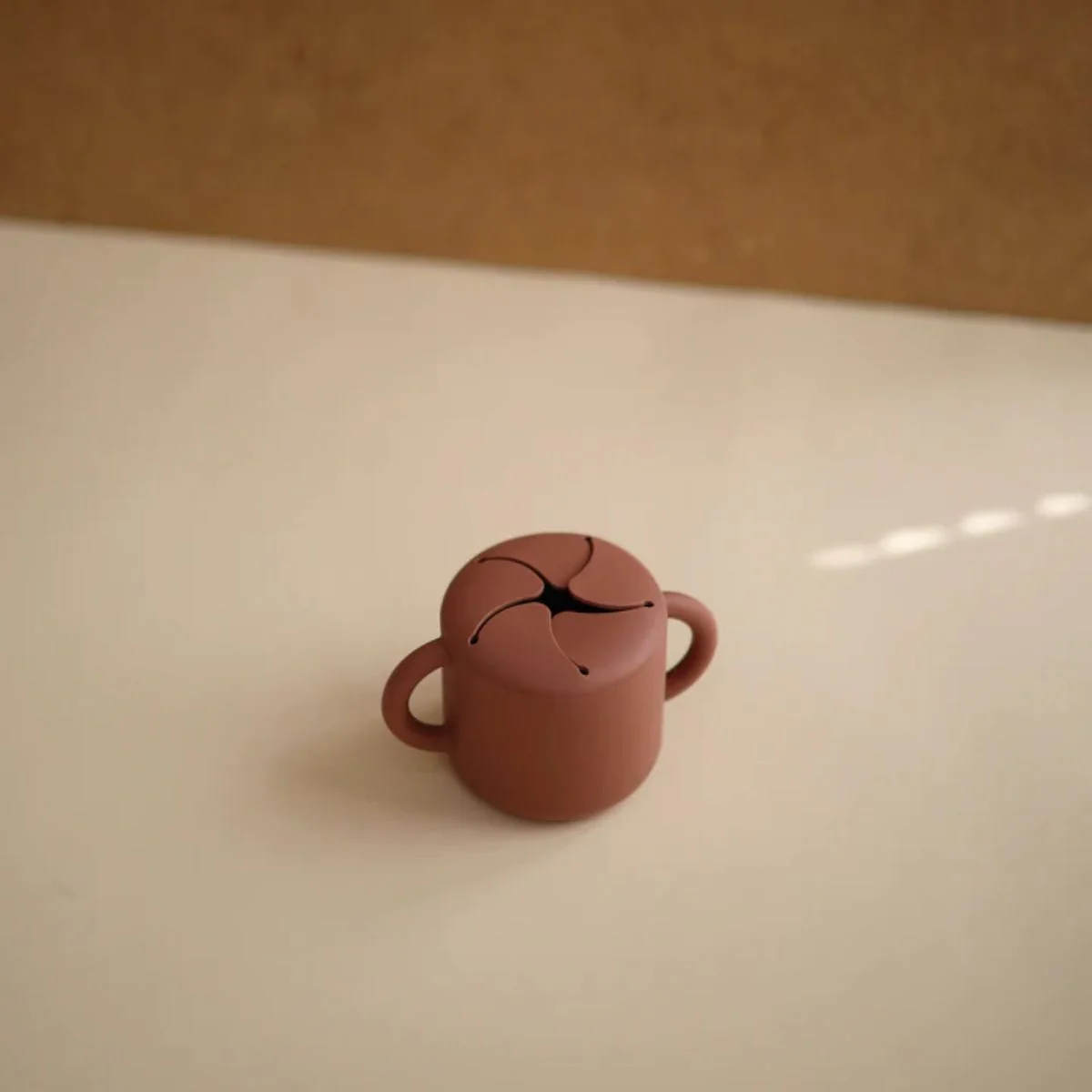 Mushie Snack Cup - Cloudy Mauve - Image 5