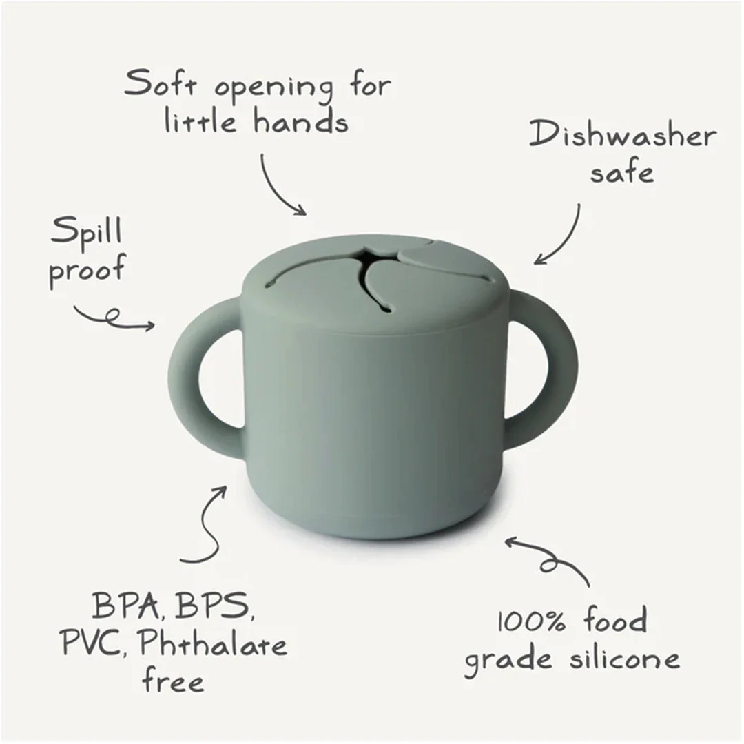 Mushie Snack Cup - Ivory - Image 3
