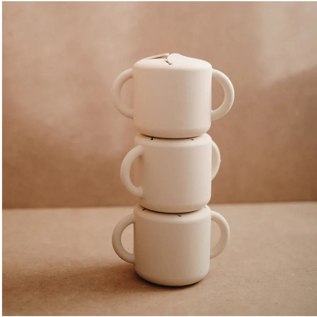 Mushie Snack Cup - Ivory - Image 4