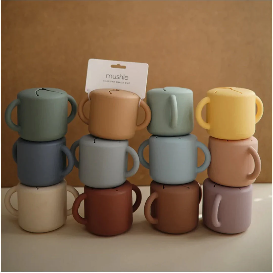Mushie Snack Cup - Ivory - Image 7