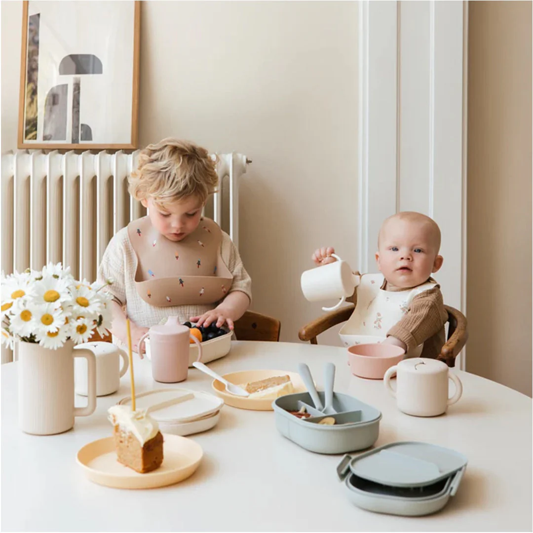 Mushie Snack Cup - Powder Blue - Image 5