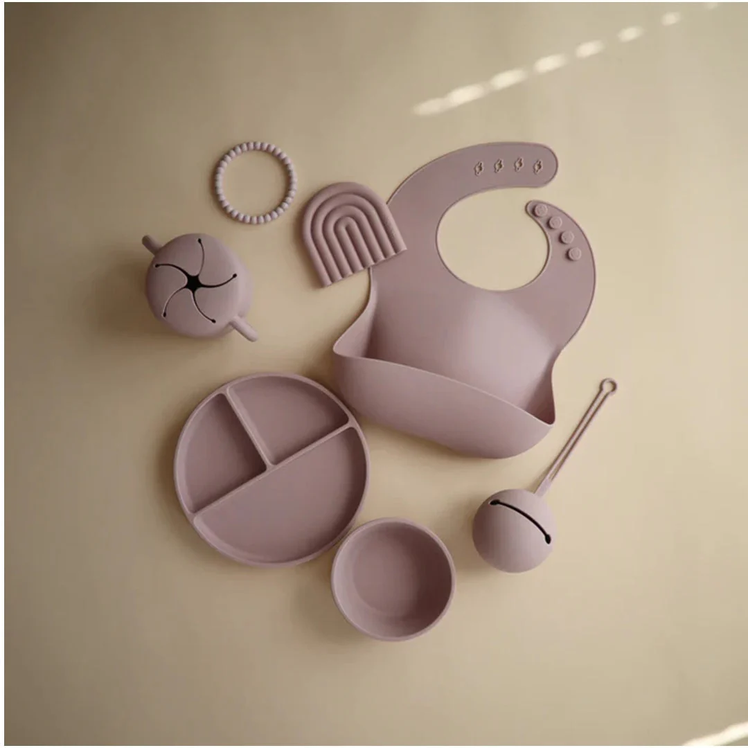 Mushie Snack Cup - Soft Lilac - Image 6