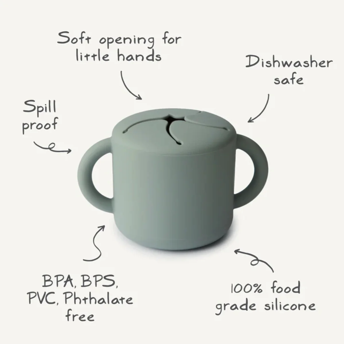Mushie Snack Cup - Whales - Image 3