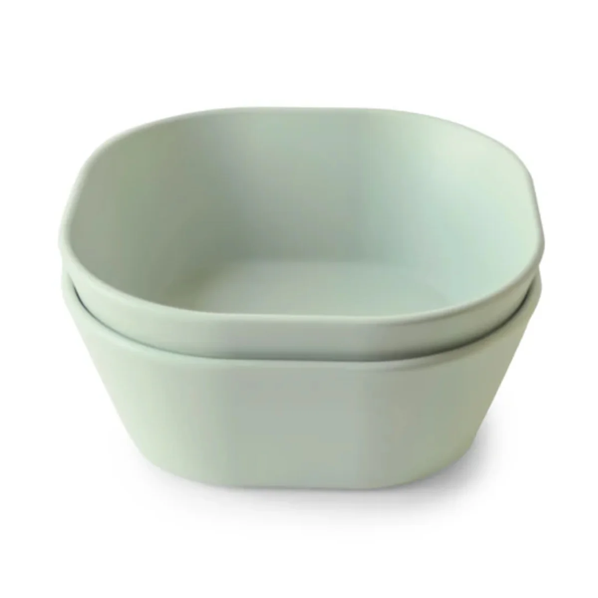 Mushie Square Dinnerware Bowls Set of 2 - Sage - Image 5