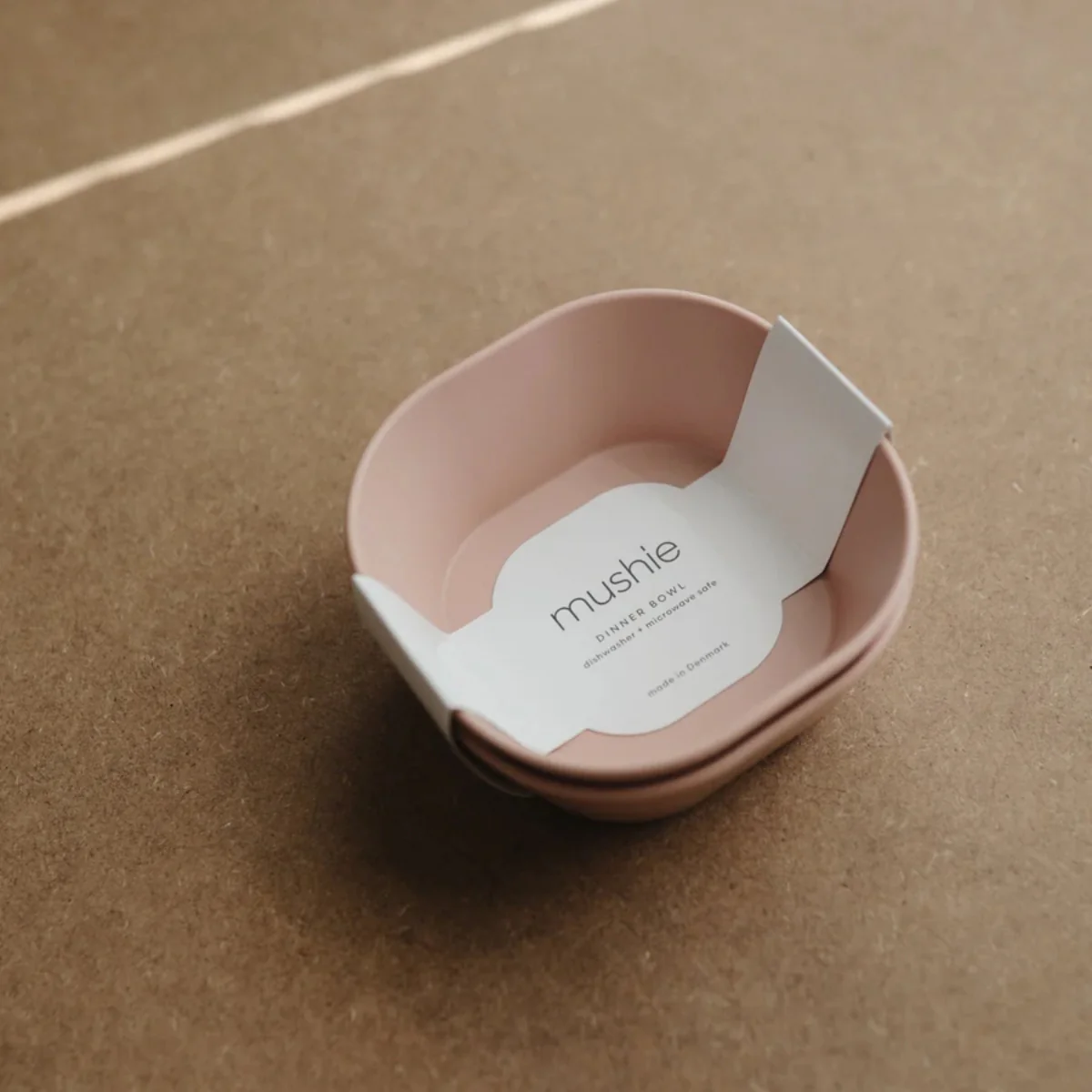 Mushie Square Dinnerware Bowls Set of 2 - Blush - Image 6