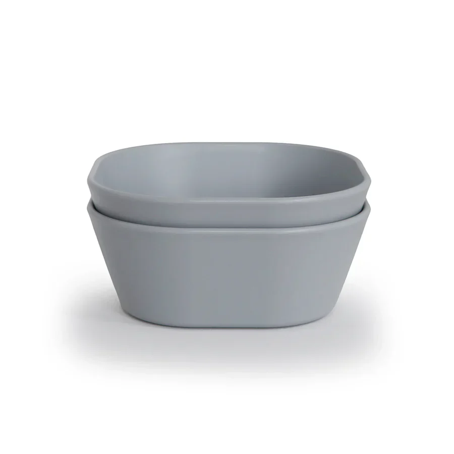 Mushie Square Dinnerware Bowls Set of 2 - Cloud - Image 3
