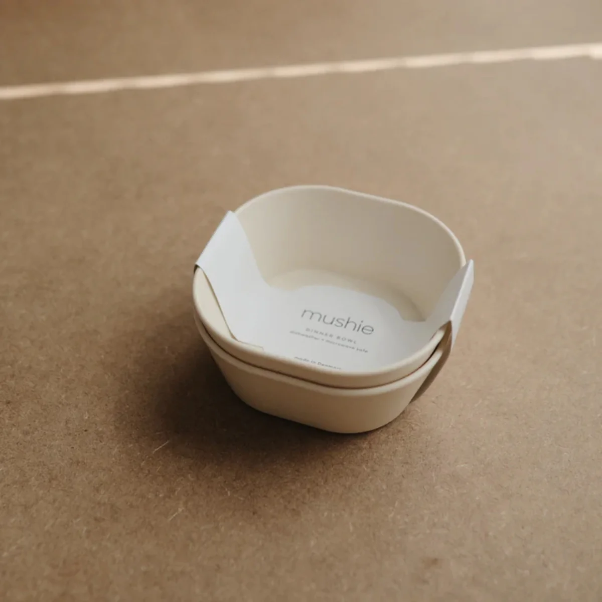 Mushie Square Dinnerware Bowls Set of 2 - Ivory - Image 6