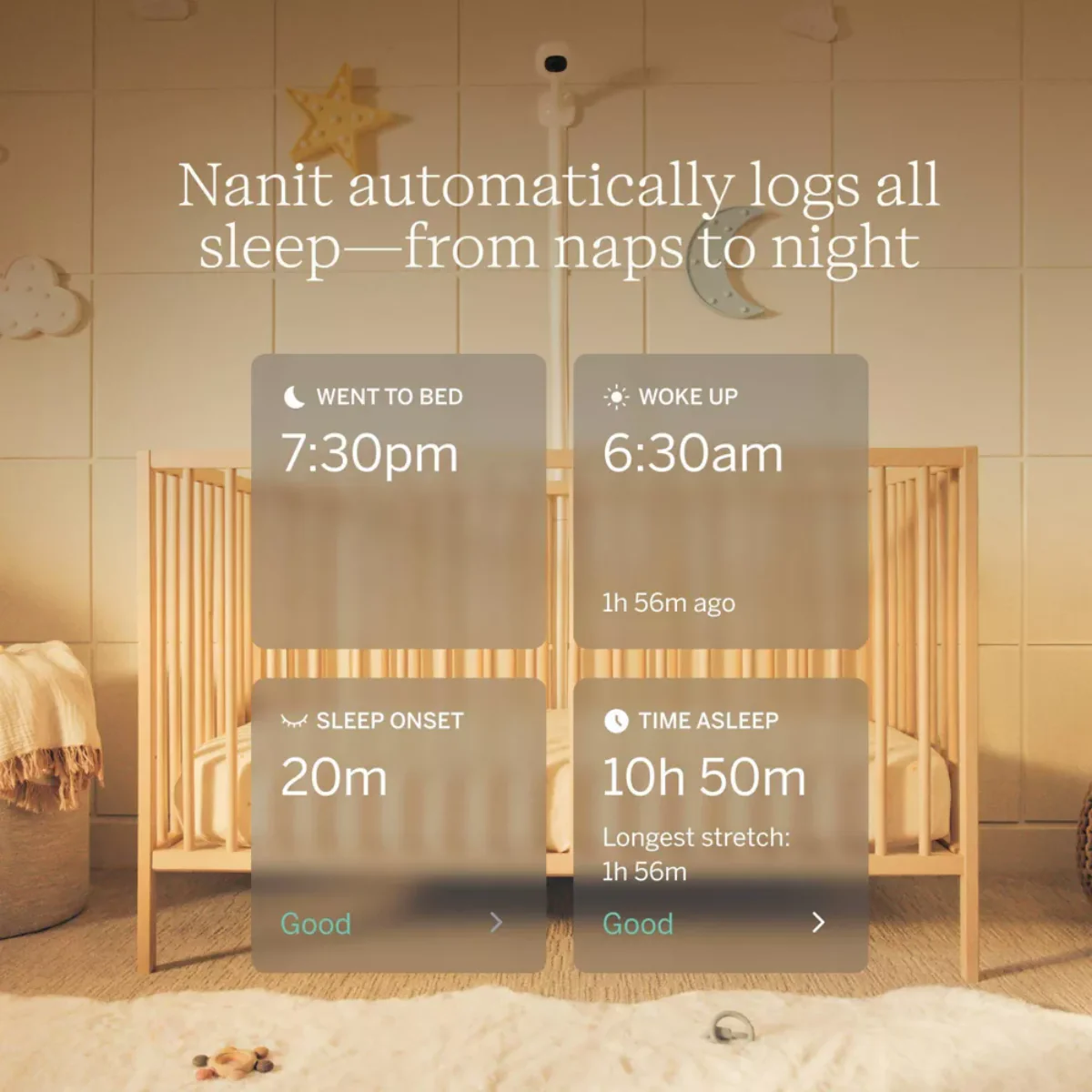 Nanit Pro Smart Baby Monitor & Wall Mount - Image 10