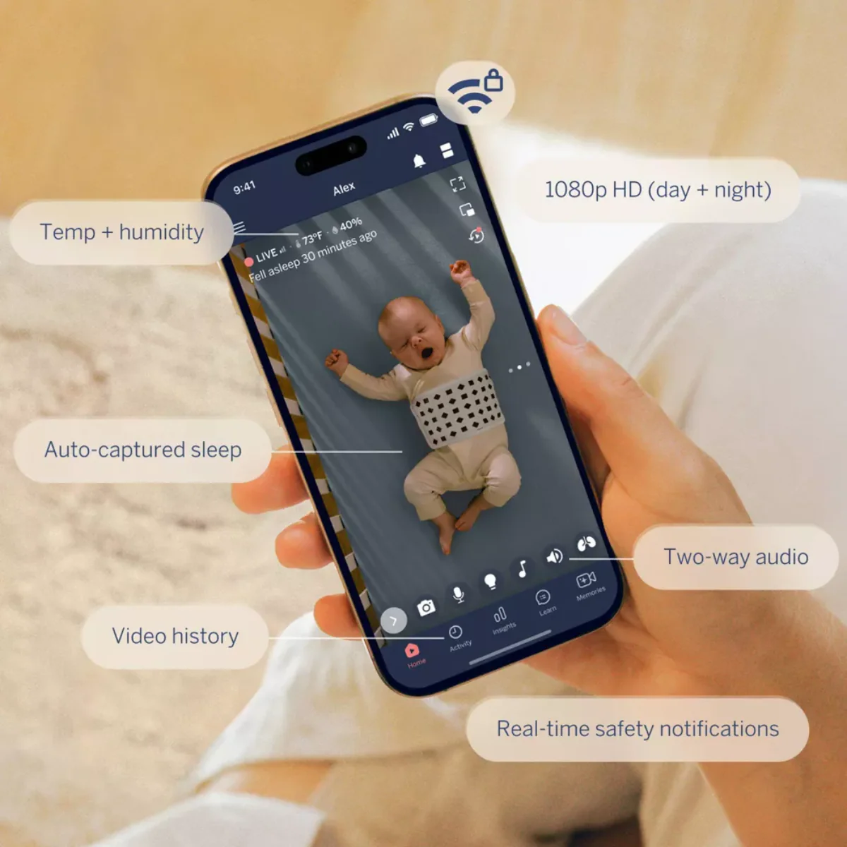 Nanit Pro Smart Baby Monitor & Wall Mount - Image 6