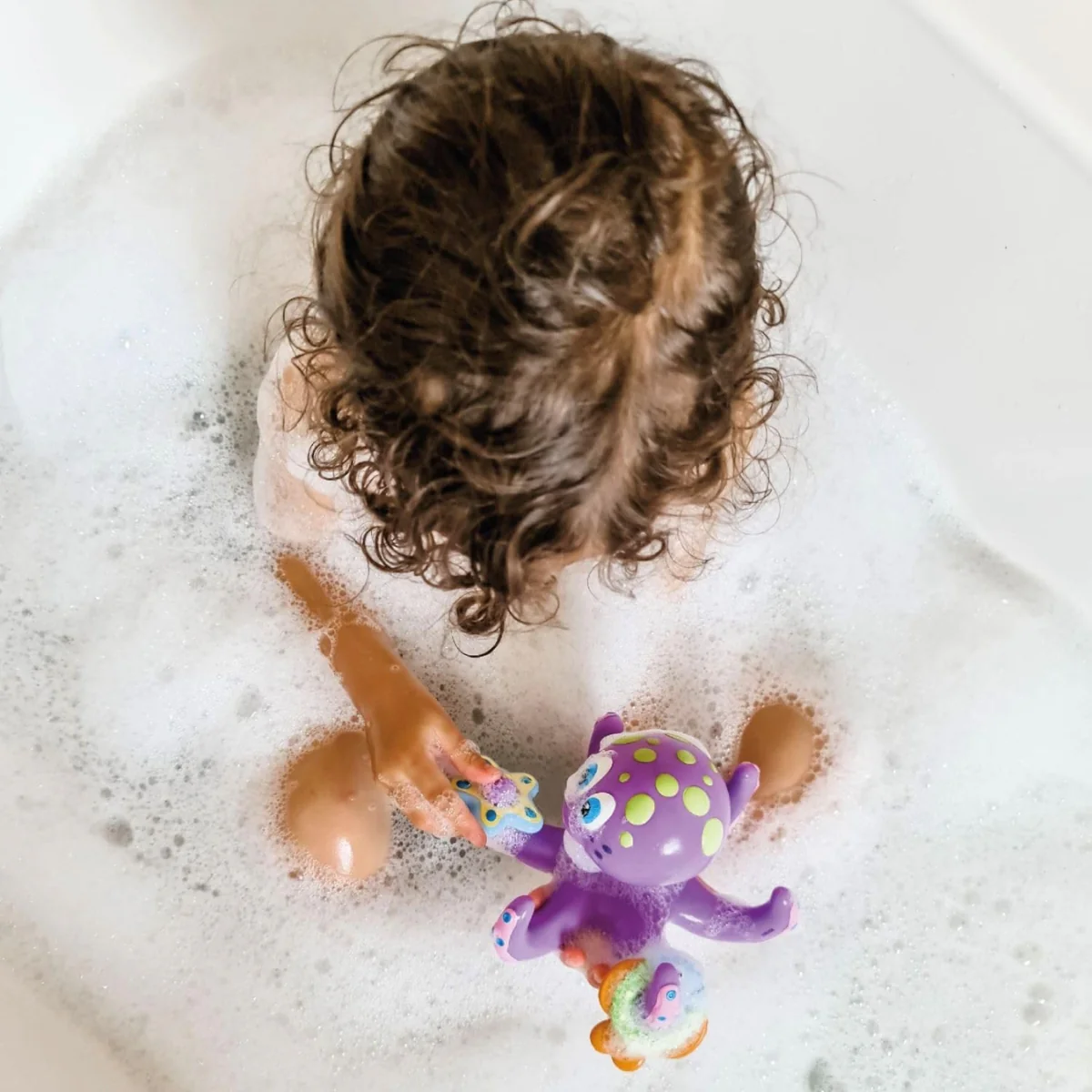 Nuby Floating Octopus Hoopla Bath Toy - 18M+ - Image 3