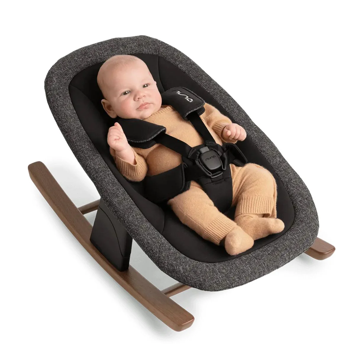 Nuna BRYN Newborn Rocker - Sanderson/Black Walnut - Image 2