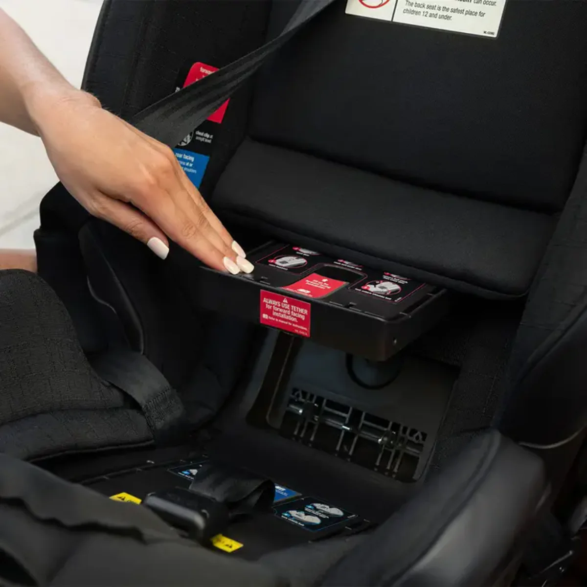 Nuna EXEC Next All-In-One Convertible Car Seat - Midnight - Image 14