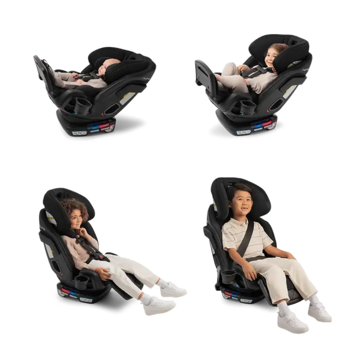 Nuna EXEC Next All-In-One Convertible Car Seat - Midnight - Image 17