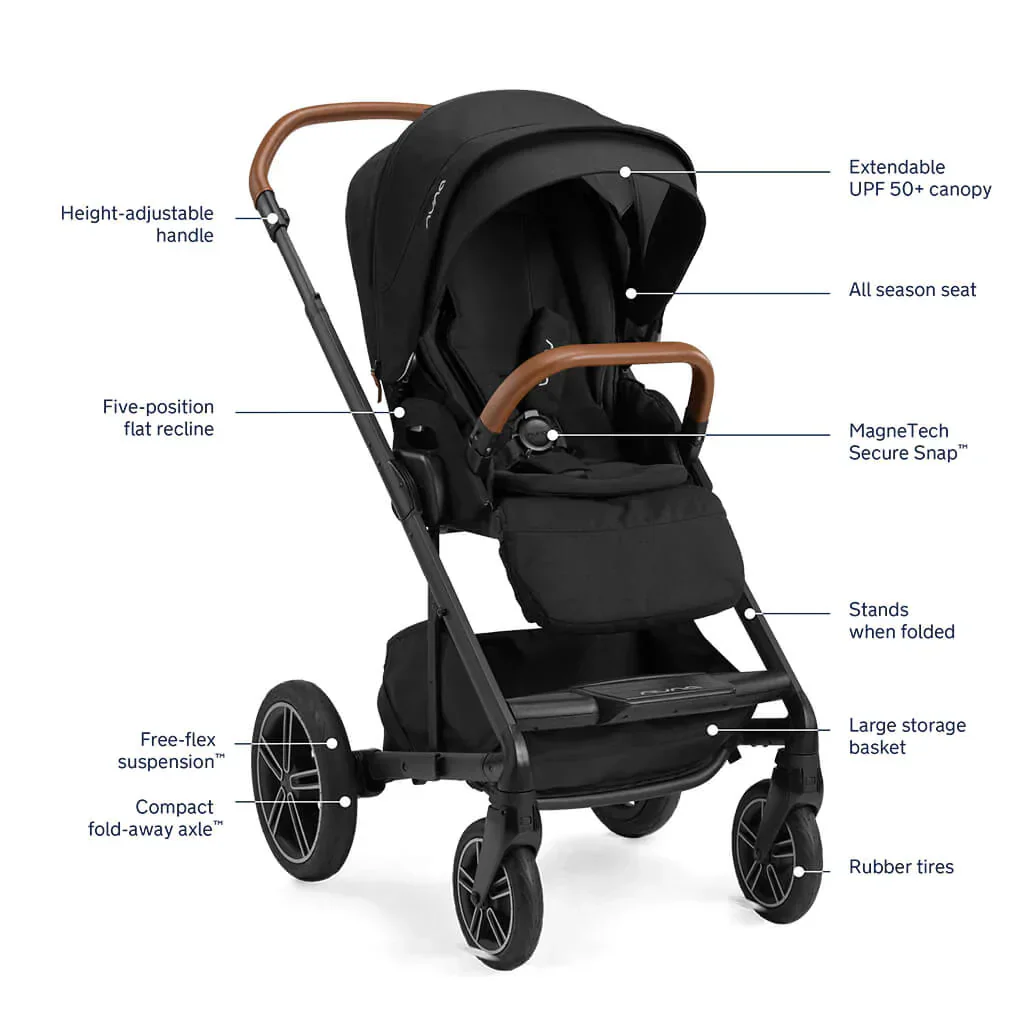 Nuna Mixx Next + Pipa Urbn Travel System - Caviar - Image 4