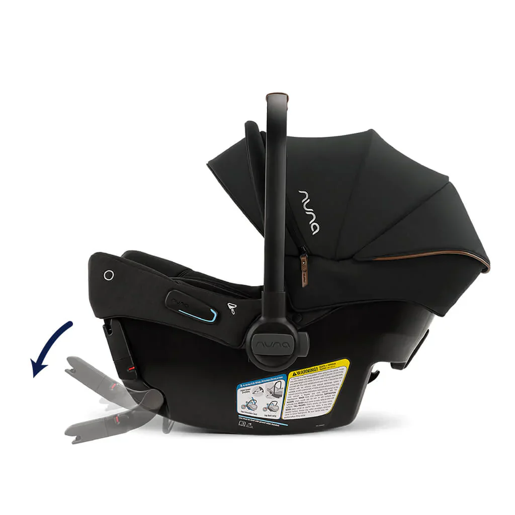 Nuna Mixx Next + Pipa Urbn Travel System - Caviar - Image 6