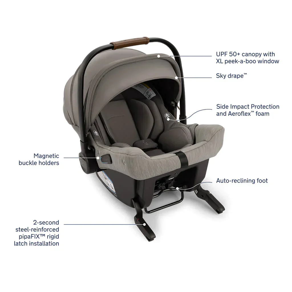 Nuna Mixx Next + Pipa Urbn Travel System - Granite - Image 5