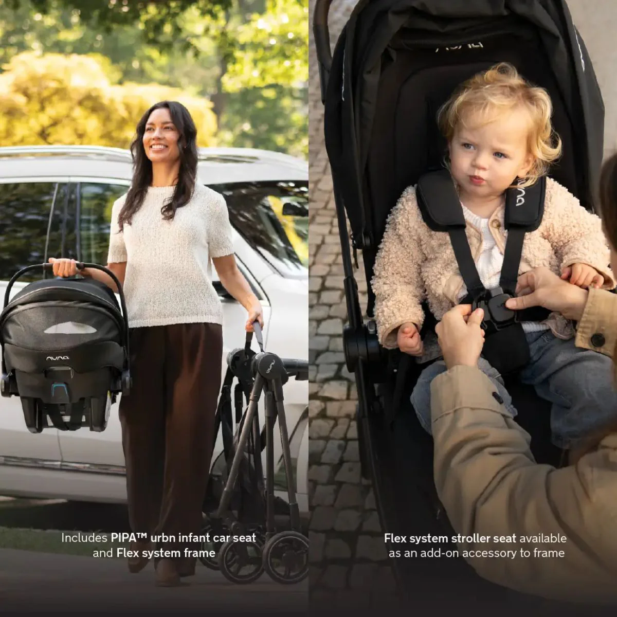 Nuna Pipa Urbn Flex Travel System - Caviar - Image 13