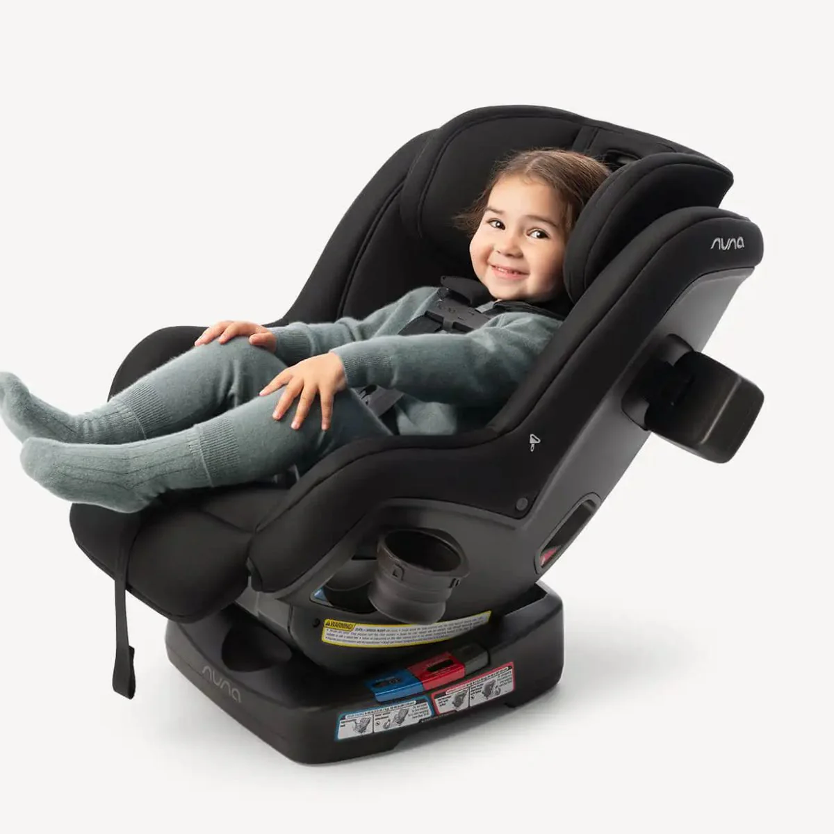 Nuna Rava Next Convertible Car Seat - Caviar - Image 14