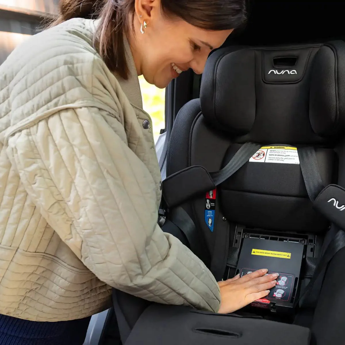 Nuna Rava Next Convertible Car Seat - Cedar - Image 19