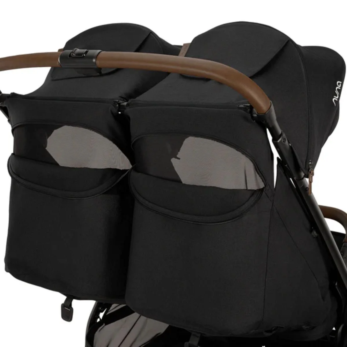 Nuna Trvl Dubl Stroller - Caviar - Image 14