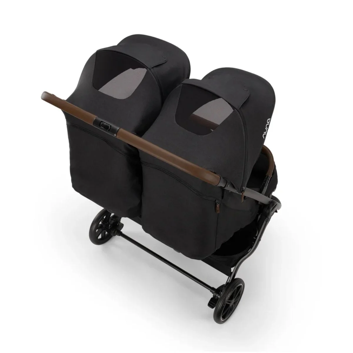 Nuna Trvl Dubl Stroller - Caviar - Image 5