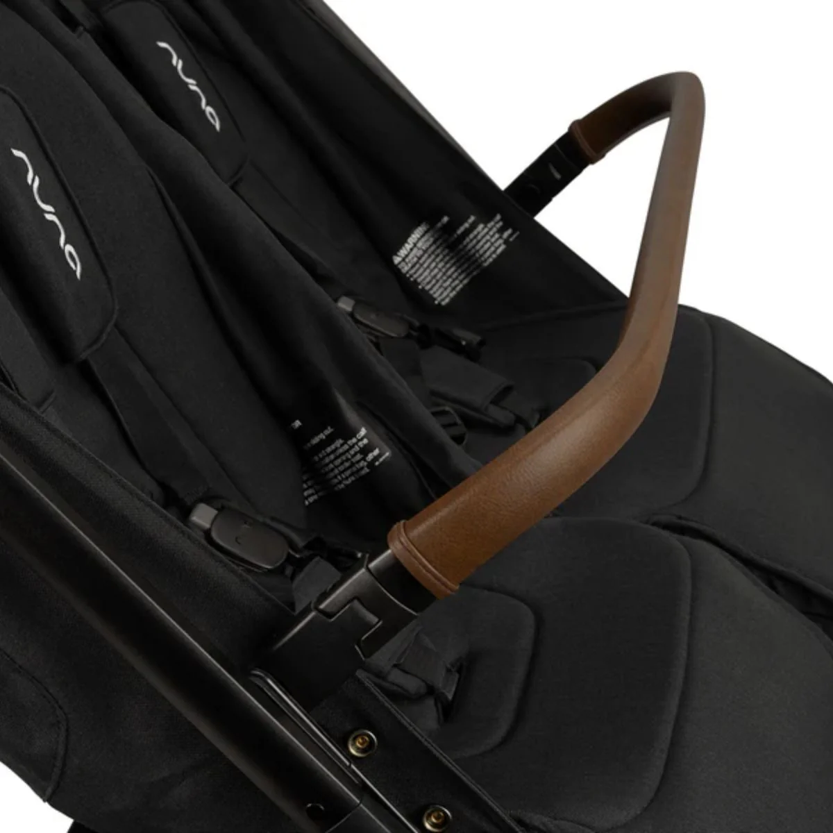 Nuna Trvl Dubl Stroller - Caviar - Image 6
