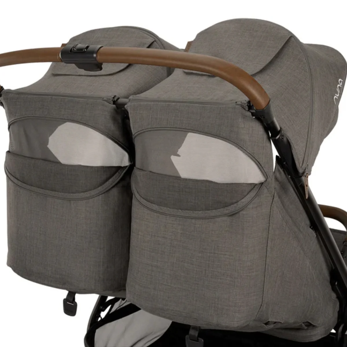 Nuna Trvl Dubl Stroller - Granite - Image 7