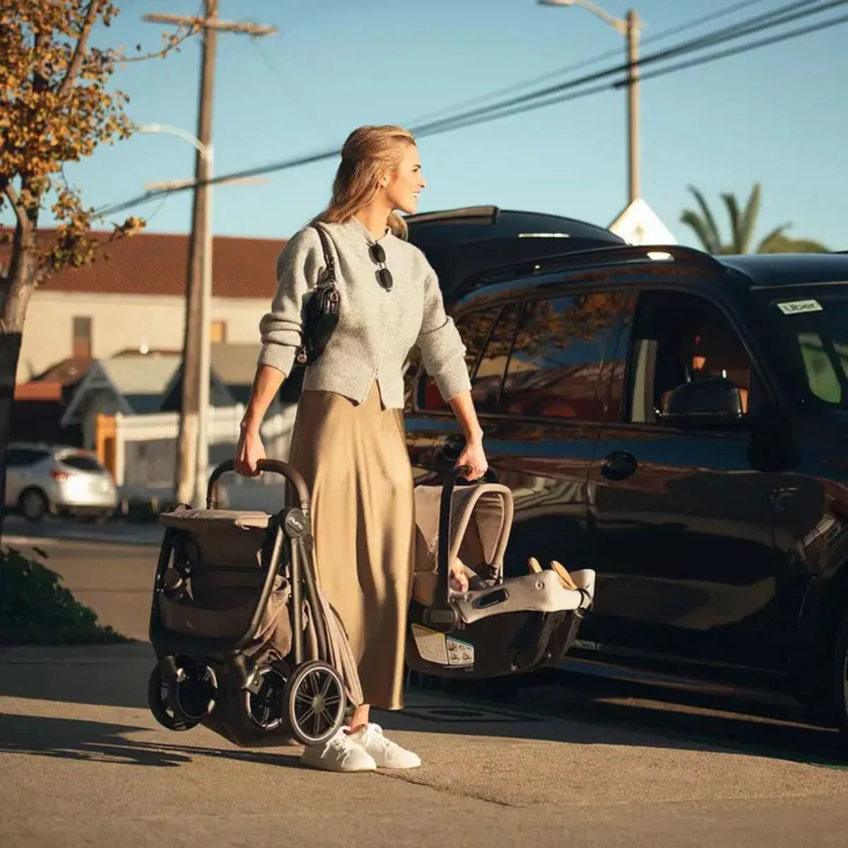 Nuna TRVL LX + PIPA urbn Travel System - Caviar/Chocolate - Image 27