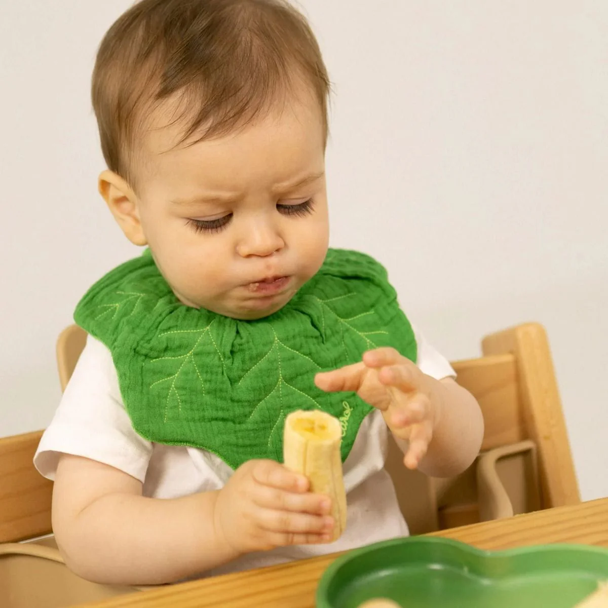 Oli & Carol Baby Bib - Kendall The Kale - Image 4