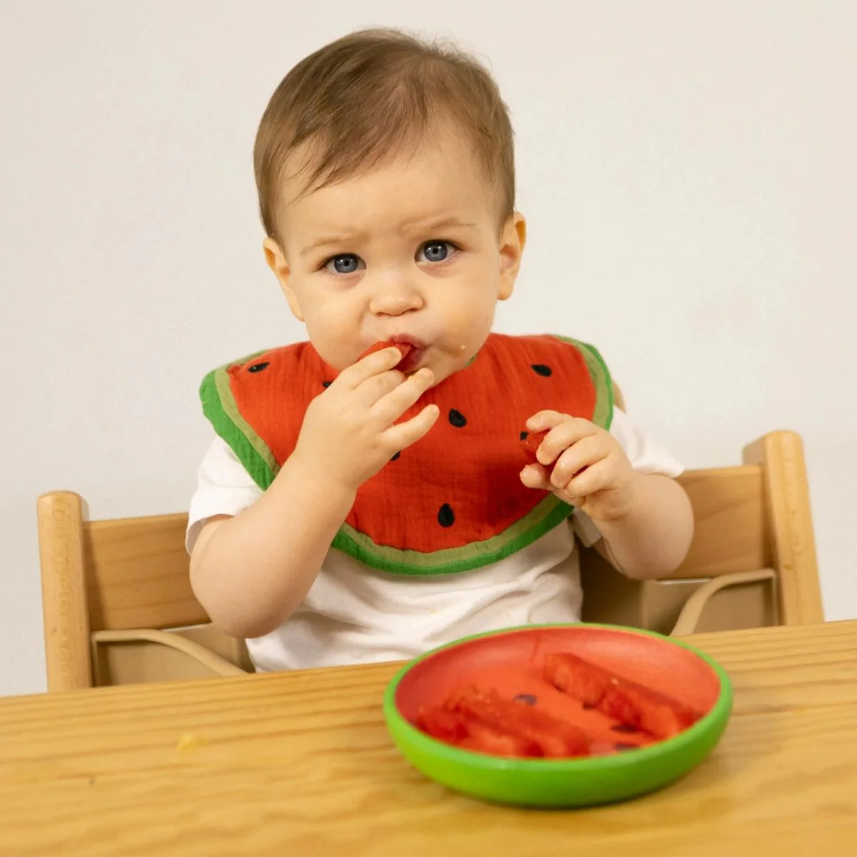 Oli & Carol Dinnerware Plate & Spoon Set - Wally The Watermelon - Image 2