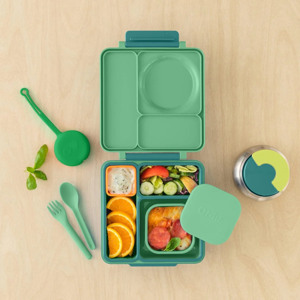 Omie Silicone Snack Container - Green - Image 5