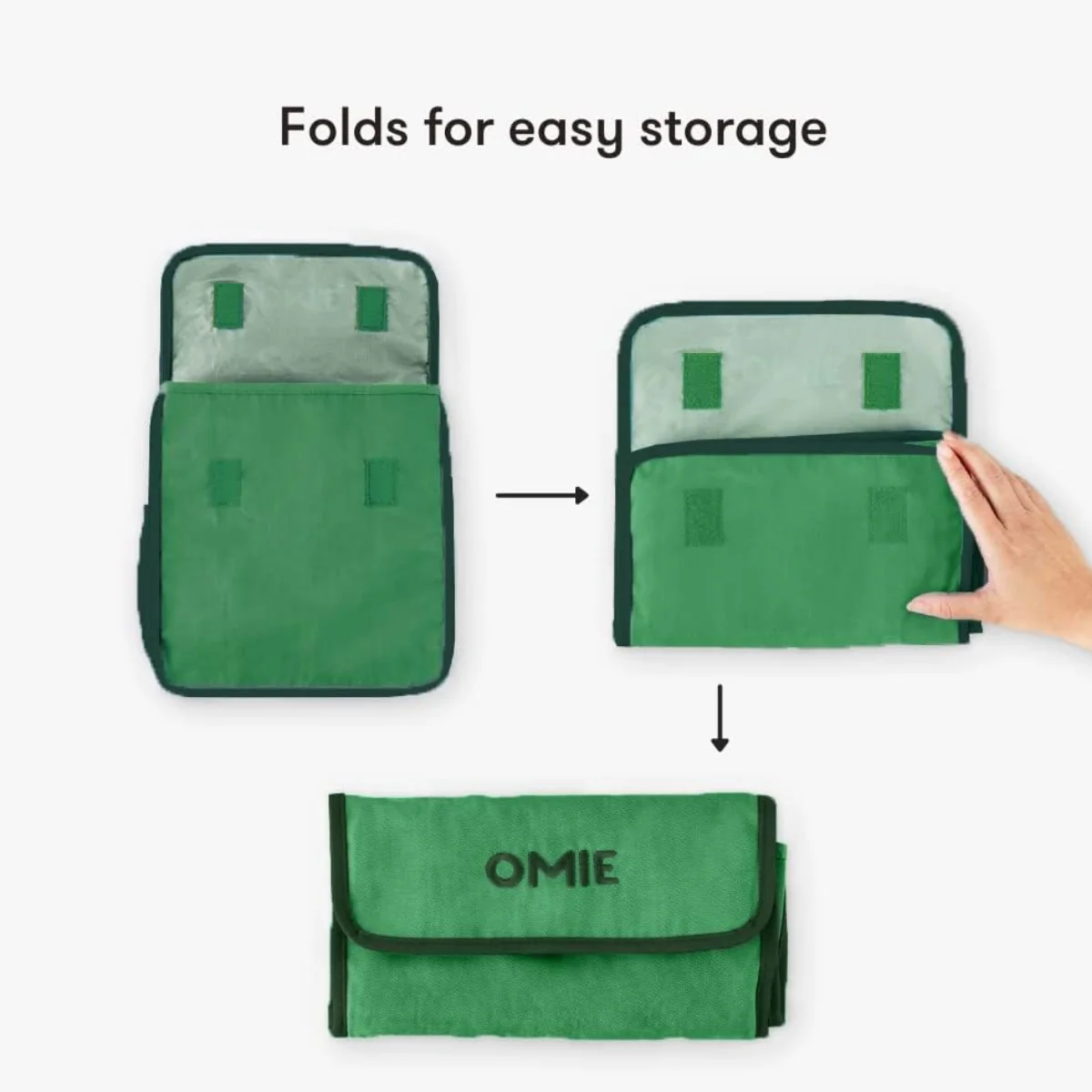 Omiebox Insulated Lunch Tote - Green - Image 3