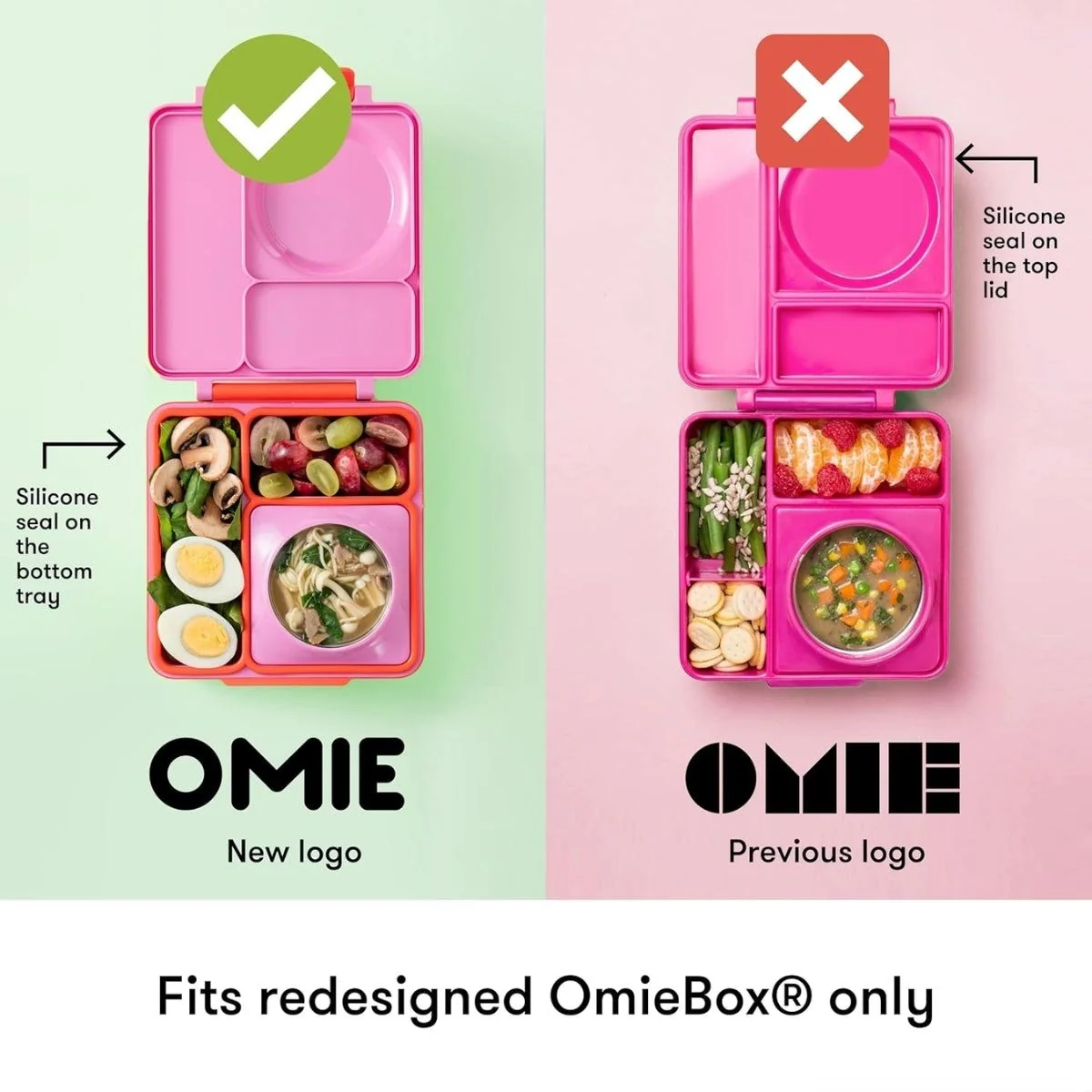 OmieDip Silicone Snack & Dip Containers 2 pacs - Purple & Orange - Image 5