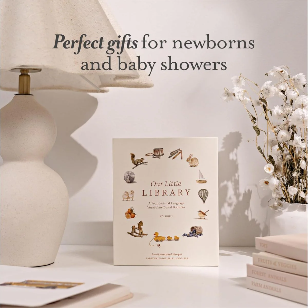 Our Little Library: A Foundational Language Vocabulary Board Book Set for Babies Vol 1 - Image 4