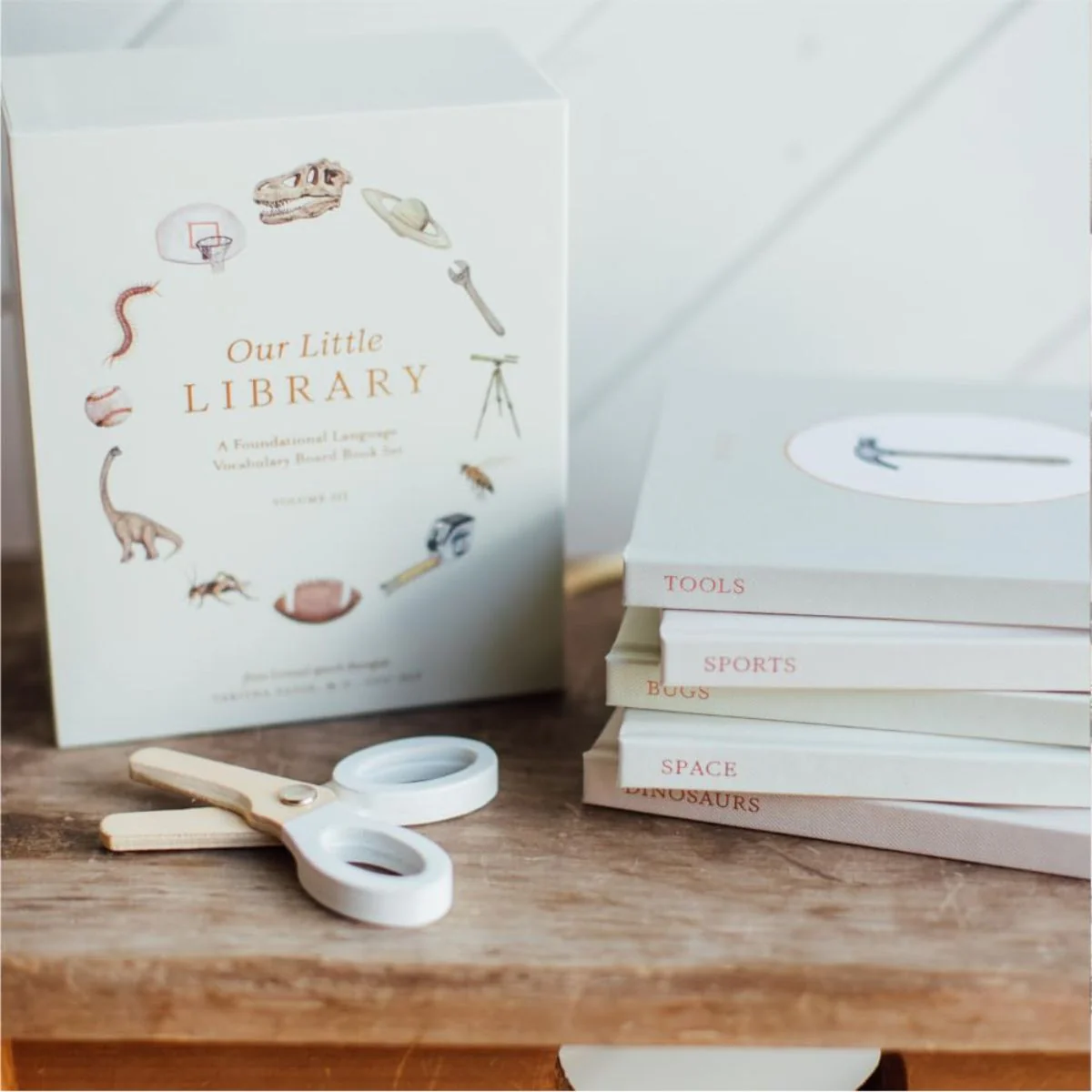 Our Little Library: A Foundational Language Vocabulary Board Book Set for Babies Vol 3 - Image 7