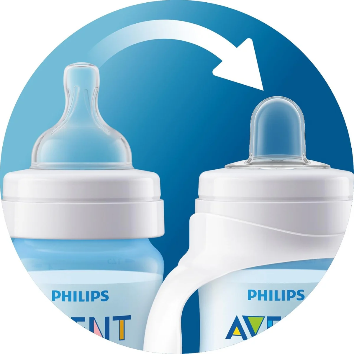 Philips Avent My First Transition Cup 4oz - Blue - Image 3