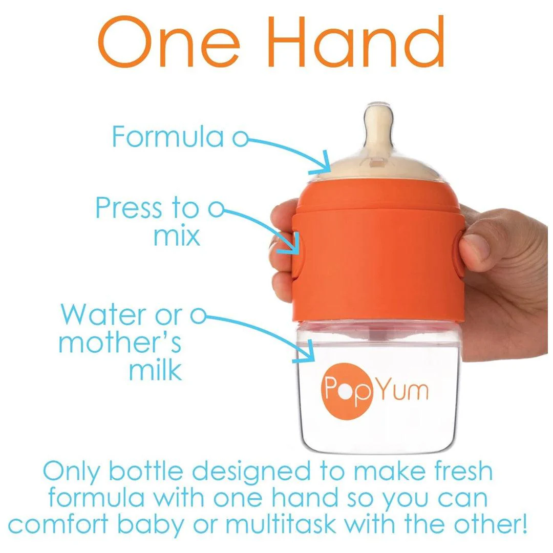 PopYum Anti-Colic Formula Making/Mixing/Dispenser Baby Bottle 5 oz - Image 2