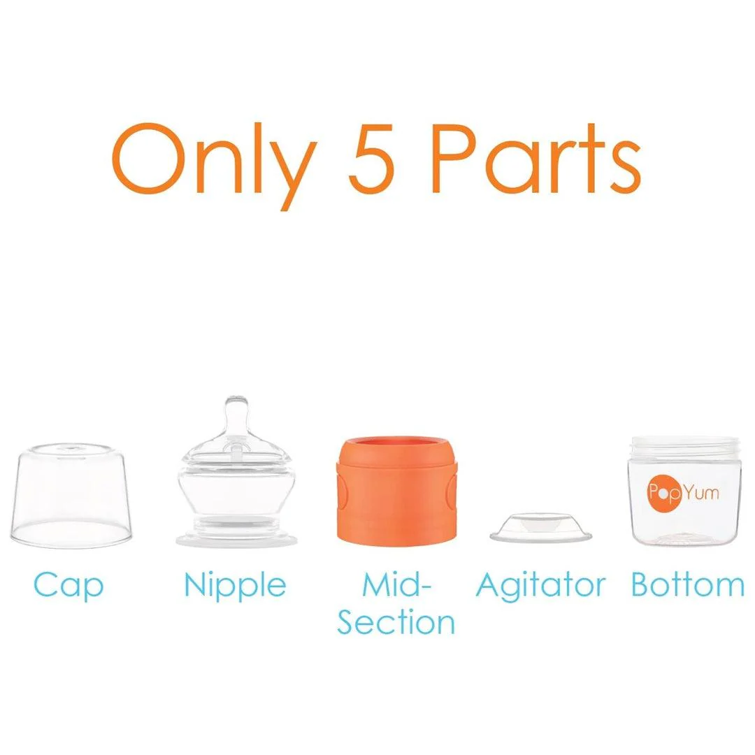 PopYum Anti-Colic Formula Making/Mixing/Dispenser Baby Bottle 5 oz - Image 7