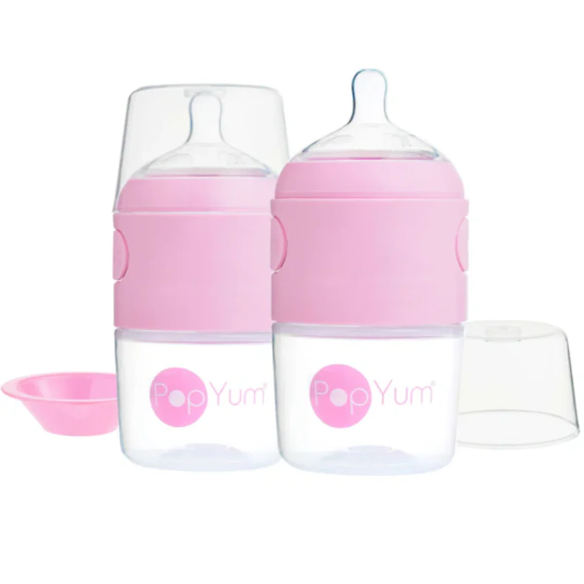 Popyum Anti-Colic Formula Making Baby Bottle 2Pk, 5 Oz - Pastel Pink - Image 8