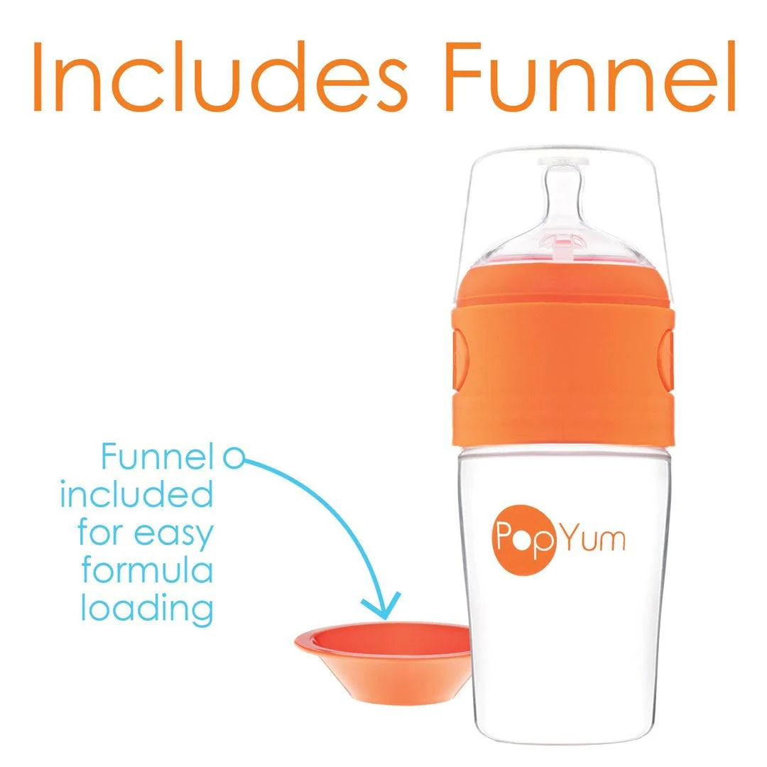 PopYum Anti-Colic Formula Making/Mixing/Dispenser Baby Bottle 9 oz - Image 2