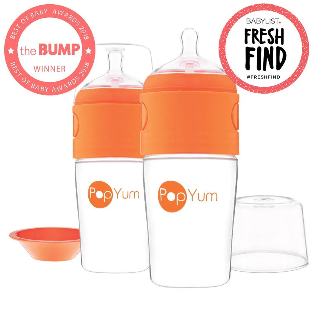 PopYum Anti-Colic Formula Making/Mixing/Dispenser Baby Bottle 9 oz - Image 6