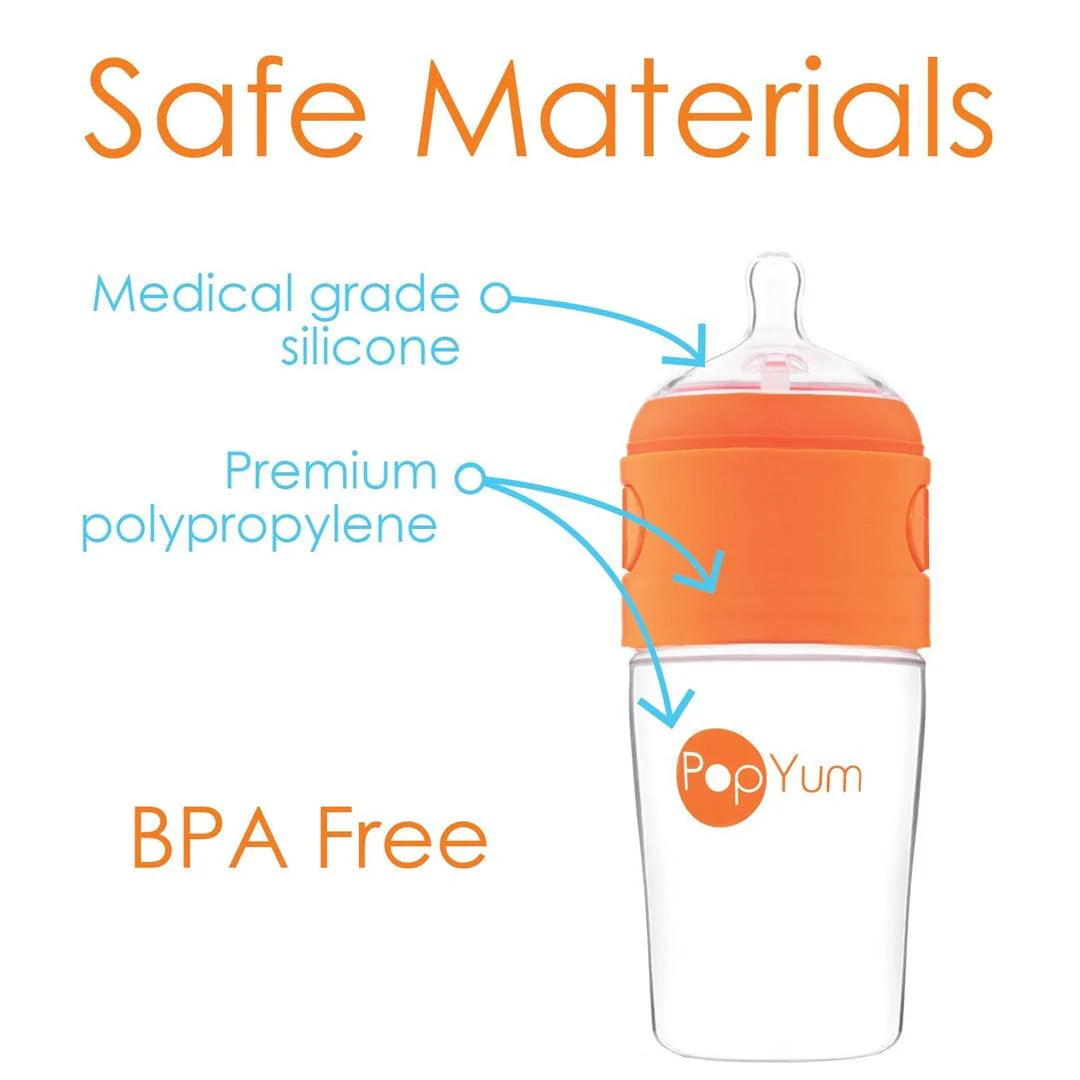 PopYum Anti-Colic Formula Making/Mixing/Dispenser Baby Bottle 9 oz - Image 7